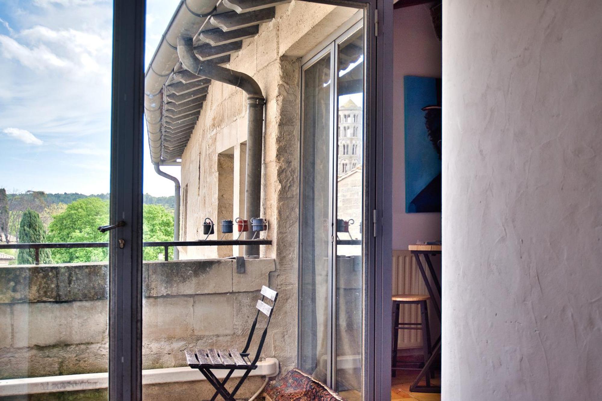 Chambre D'Hote Vue Exepitonnelle 于泽斯 外观 照片
